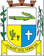 Brasão da cidade de Jacare Dos Homens - AL