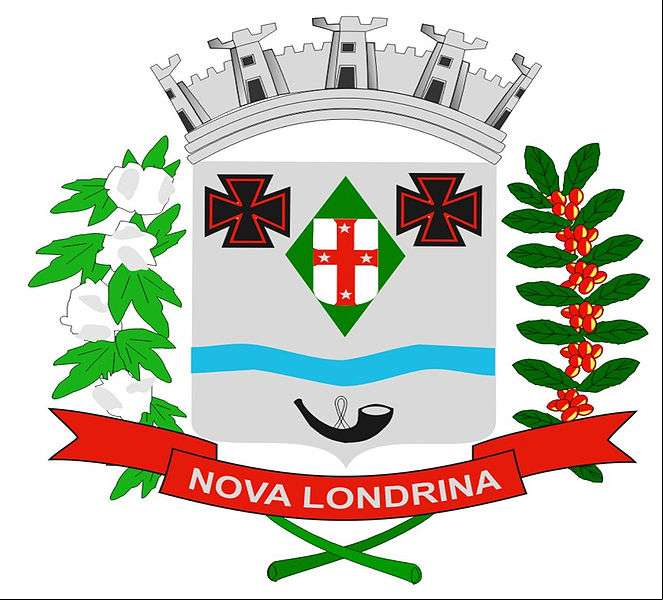Brasão da cidade de Nova Londrina - PR
